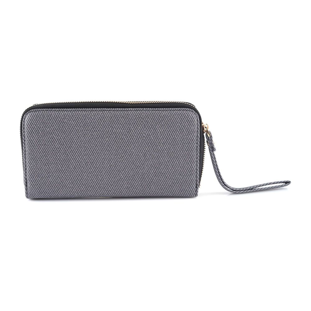 SJ Women's Wallet, Black, T107G - Image 3