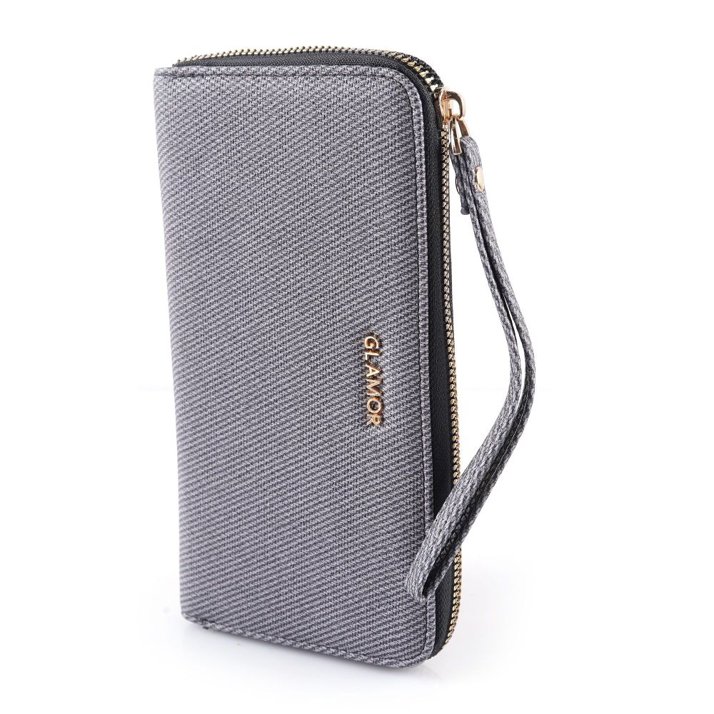 SJ Women's Wallet, Black, T107G - Image 4