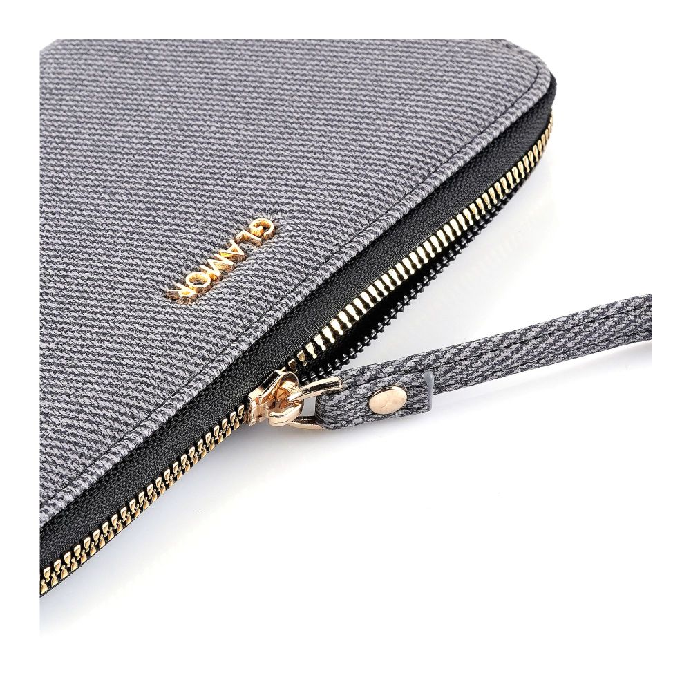 SJ Women's Wallet, Black, T107G - Image 5