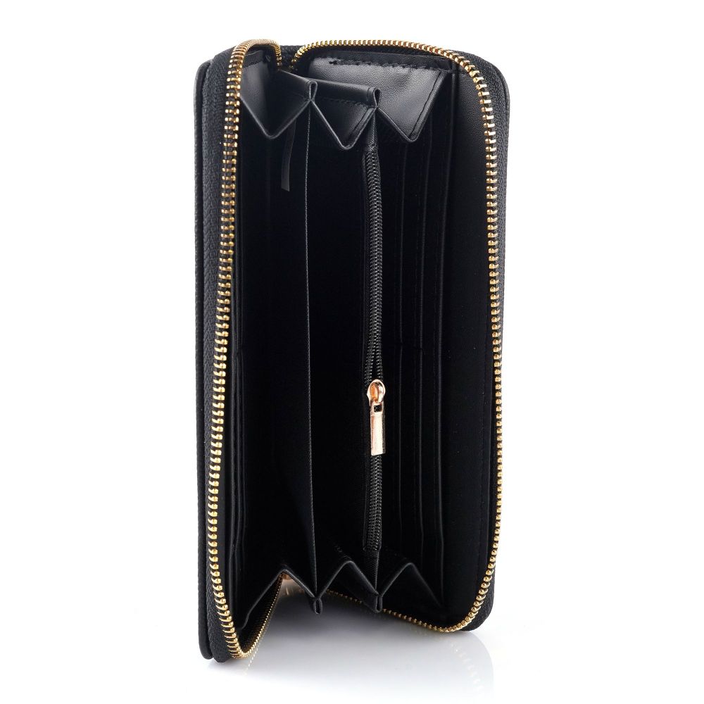 SJ Women's Wallet, Black, P160-510 - Image 5