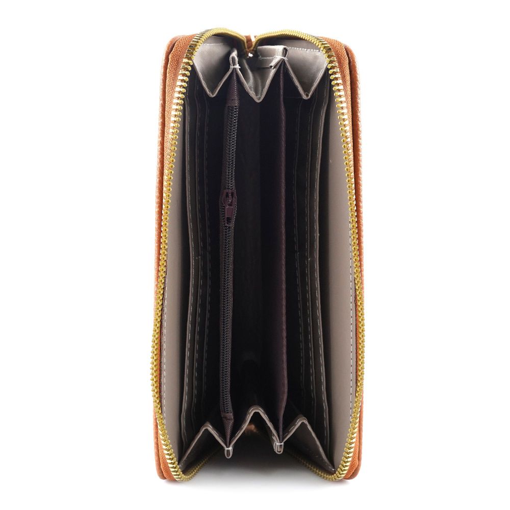 SJ Women's Wallet, Brown, Y-2816W - Image 5