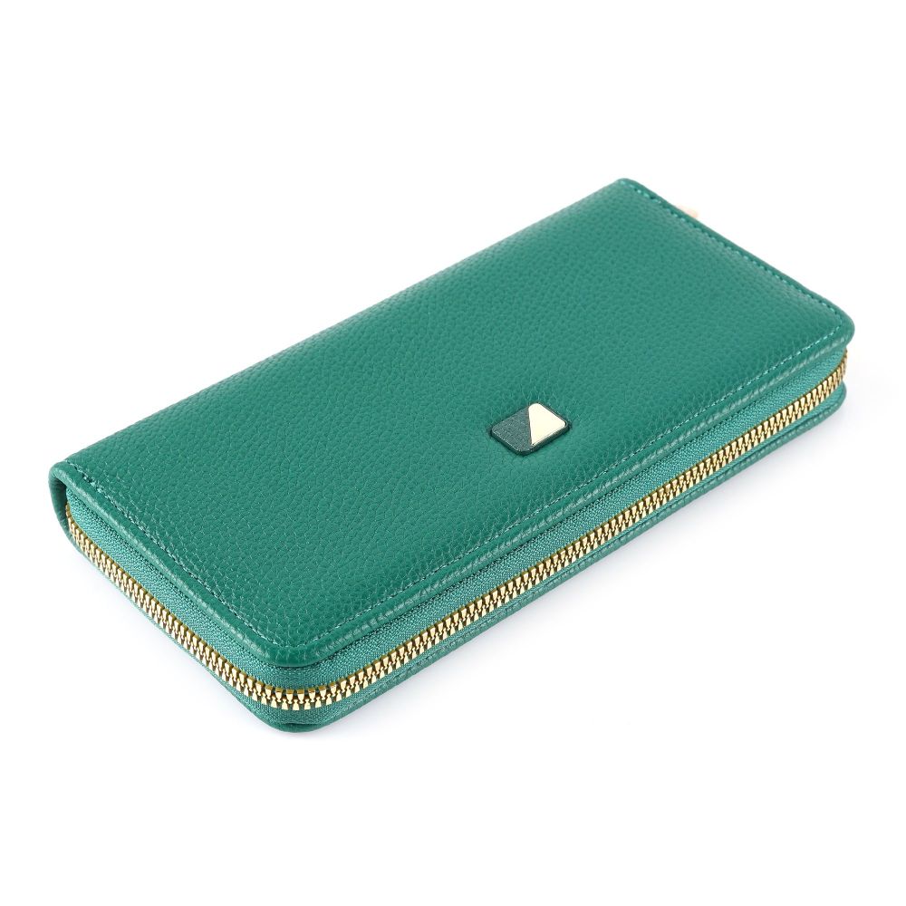 SJ Women's Wallet, Light Green, Y-2816W - Main Image