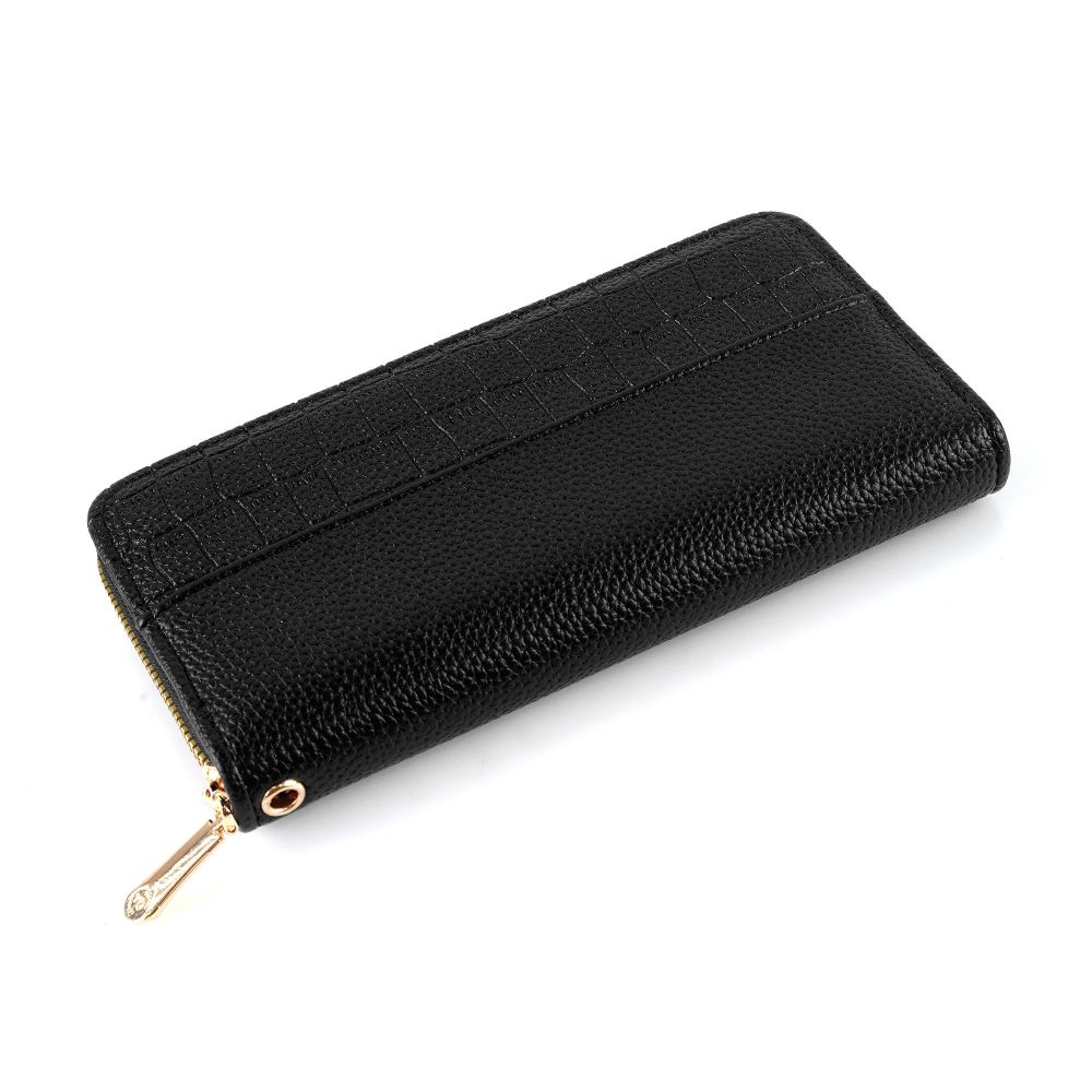 SJ Women's Wallet, Black, Y-2715W - Main Image