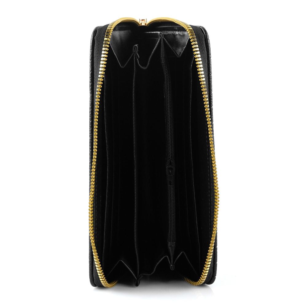 SJ Women's Wallet, Black, Y-2715W - Image 5