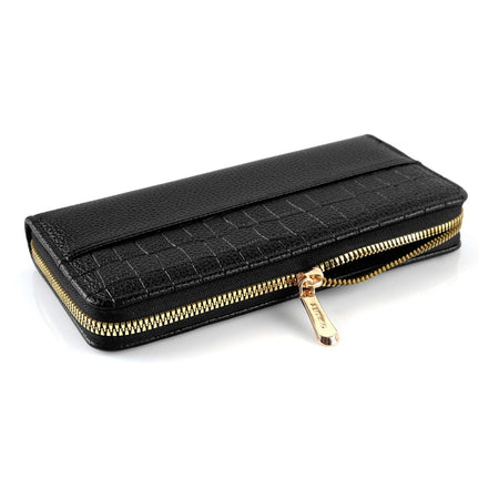 SJ Women's Wallet, Black, Y-2715W - Image 6
