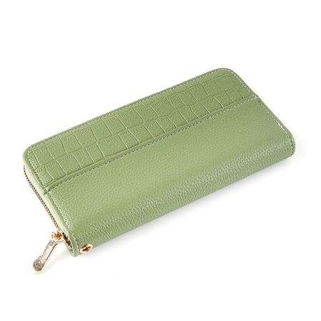SJ Women's Wallet, Green, Y-2715W - Main Image