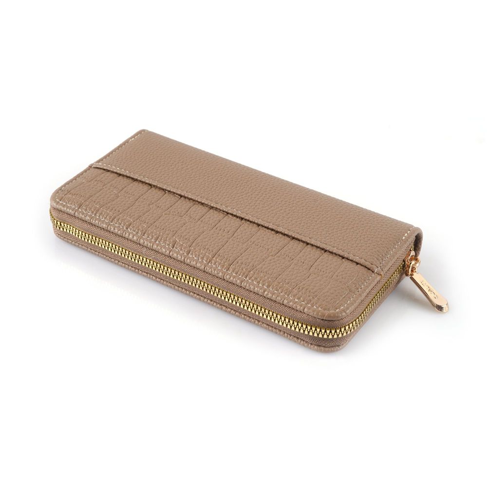 SJ Women's Wallet, Apricot, Y-2715W - Main Image