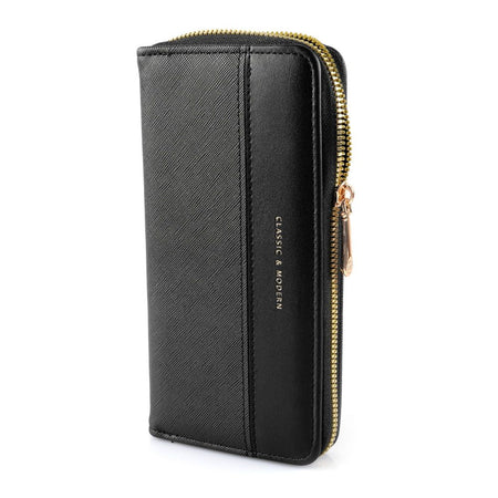 SJ Women's Wallet, Black, Y-2821W - Image 4