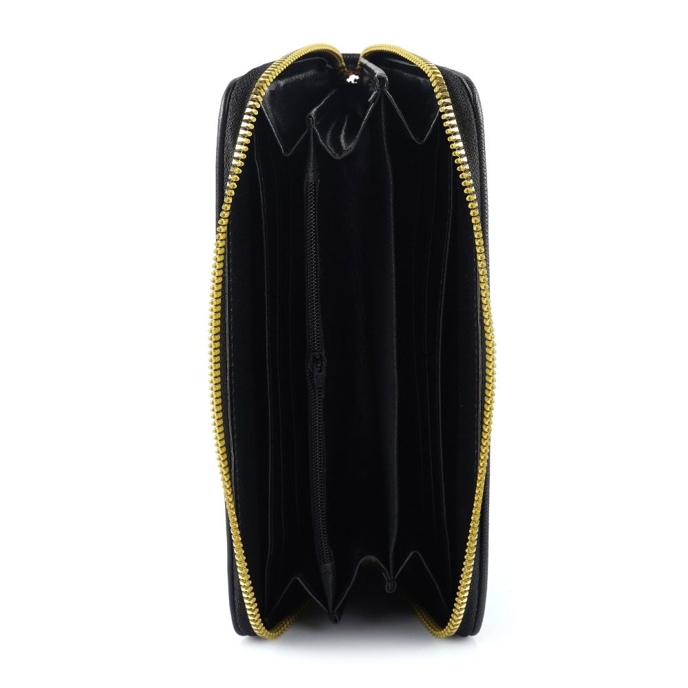 SJ Women's Wallet, Black, Y-2821W - Image 5