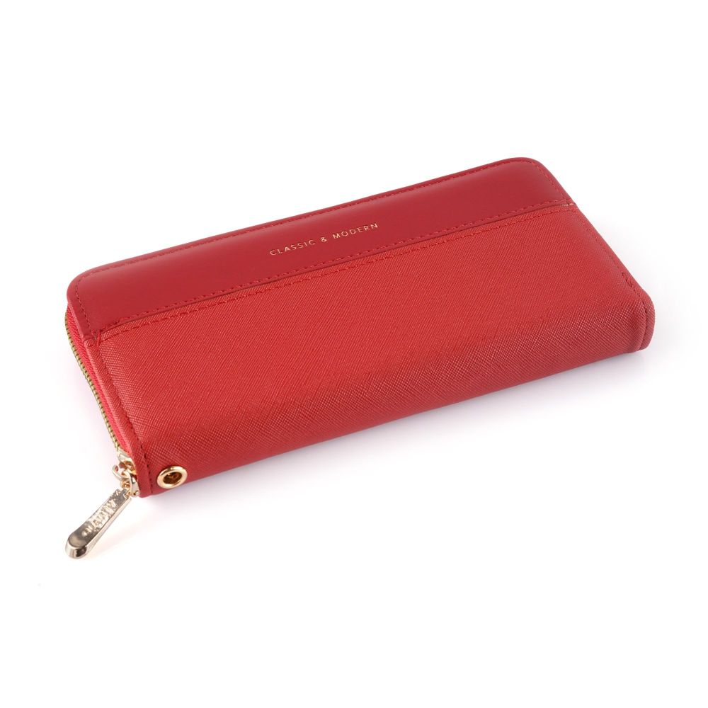 SJ Women's Wallet, Red, Y-2821W - Main Image