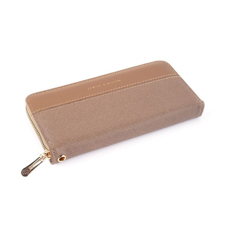 SJ Women's Wallet, Dark Brown, Y-2821W - Main Image