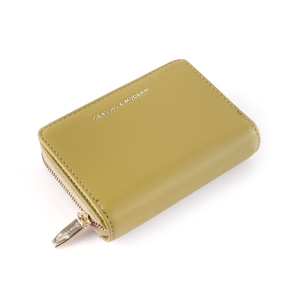 SJ Women's Wallet, Green, T2205-003 - Main Image