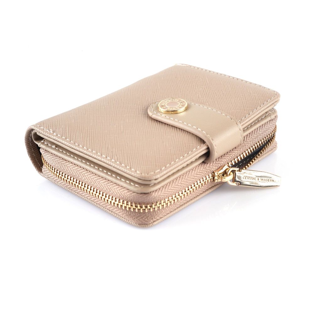 SJ Women's Wallet, Khakhi, T2204-007 - Image 5
