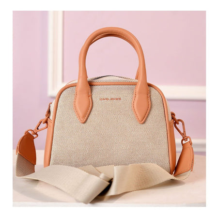 SJ Women's Hand Bag, Peach, CM7372 - Main Image