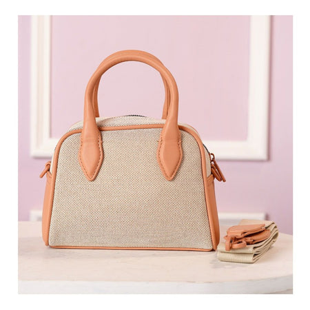 SJ Women's Hand Bag, Peach, CM7372 - Image 2