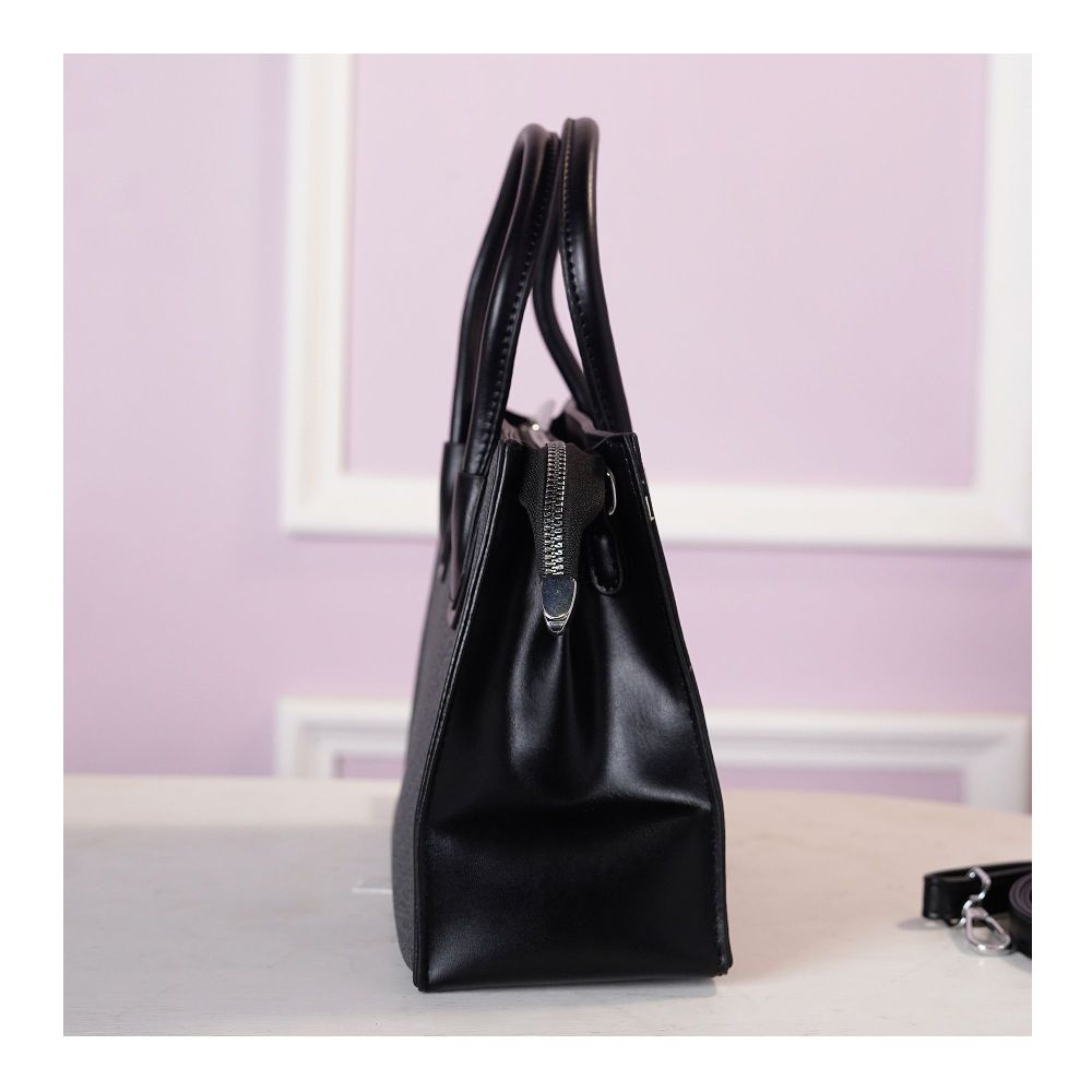 SJ Women's Hand Bag, Black, 1809S - Image 3