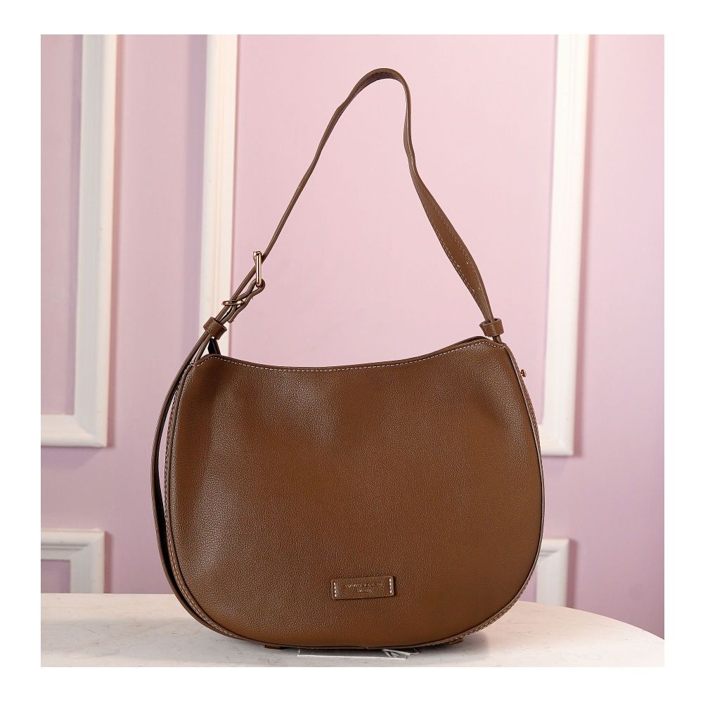 SJ Women's Hand Bag, Khakhi, CM7792 - Main Image