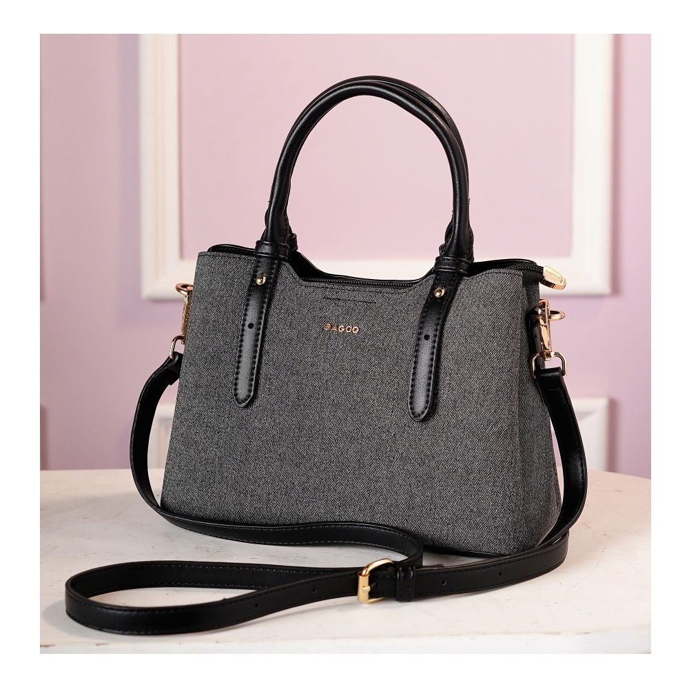 SJ Women's Hand Bag, Black, BX0124120 - Main Image