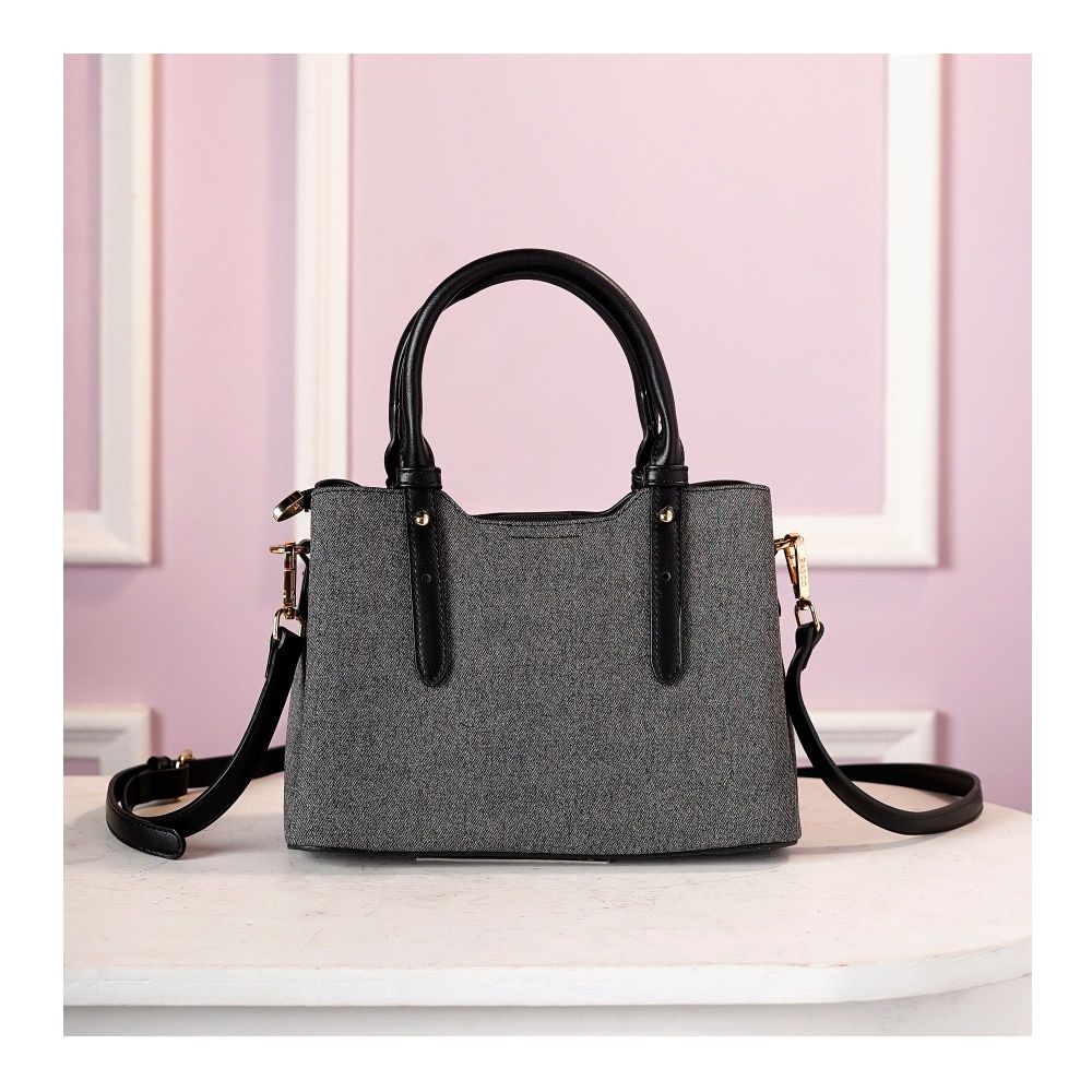 SJ Women's Hand Bag, Black, BX0124120 - Image 2