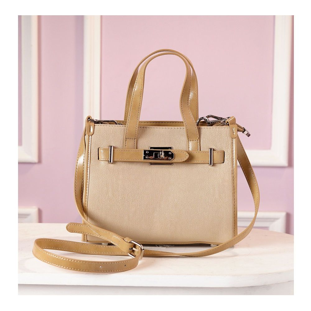 SJ Women's Hand Bag, Beige, BX012412071 - Main Image