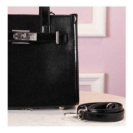 SJ Women's Hand Bag, Black, BX012412071 - Image 3