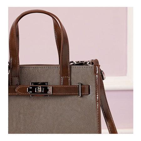 SJ Women's Hand Bag, Light Grey, BX012412071 - Image 3