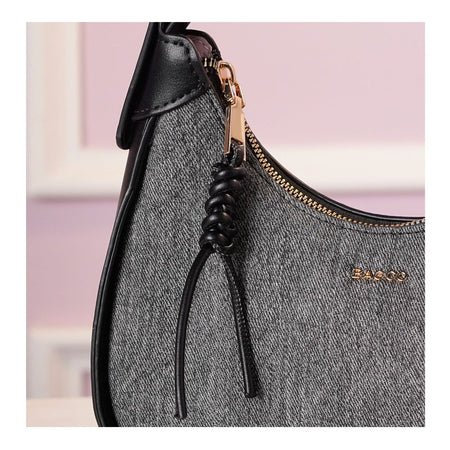 SJ Women's Hand Bag, Black, JF01240900 - Image 3