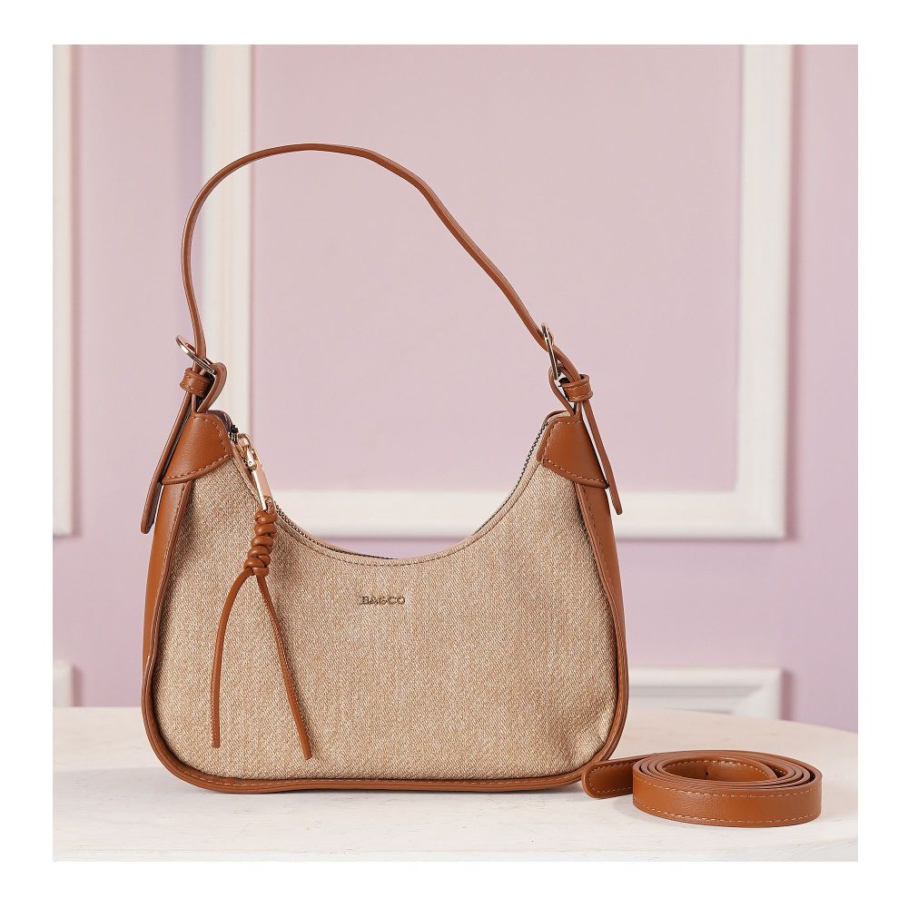SJ Women's Hand Bag, Brown, JF01240900 - Main Image