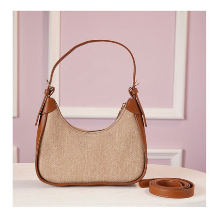 SJ Women's Hand Bag, Brown, JF01240900 - Image 2