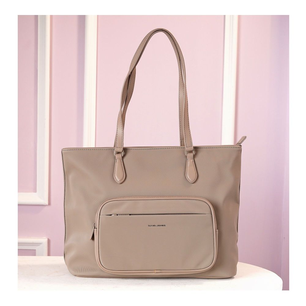 SJ Women's Hand Bag, Taupe, CM7671 - Main Image
