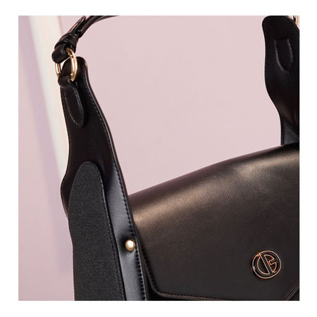 SJ Women's Hand Bag, Black, ZH-7409 - Image 3