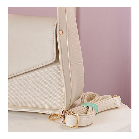SJ Women's Hand Bag, Off White, ZH-7409 - Image 3