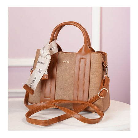SJ Women's Hand Bag, Beige, JF012503022 - Main Image