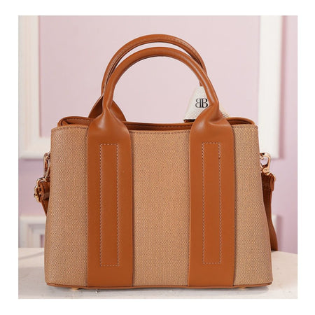 SJ Women's Hand Bag, Beige, JF012503022 - Image 2