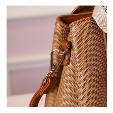 SJ Women's Hand Bag, Beige, JF012503022 - Image 3