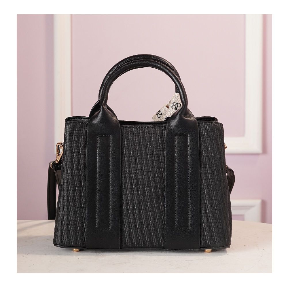 SJ Women's Hand Bag, Black, JF012503022 - Image 2