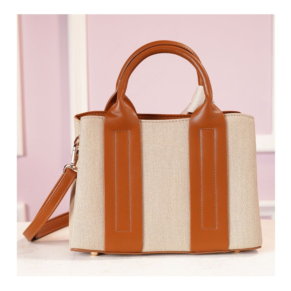 SJ Women's Hand Bag, Off White, JF012503022 - Image 2