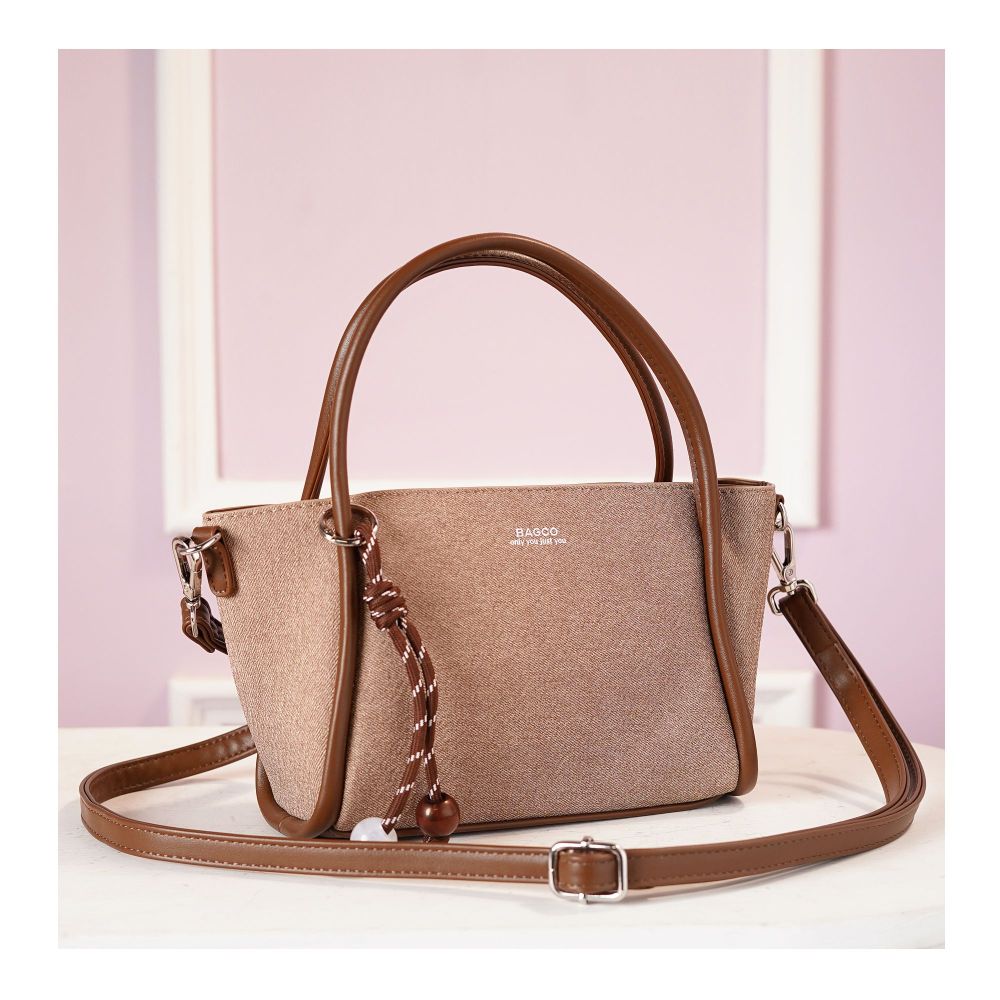 SJ Women's Hand Bag, Light Coffee, JF012412092 - Main Image