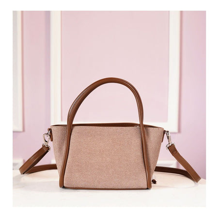 SJ Women's Hand Bag, Light Coffee, JF012412092 - Image 2