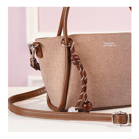 SJ Women's Hand Bag, Light Coffee, JF012412092 - Image 3