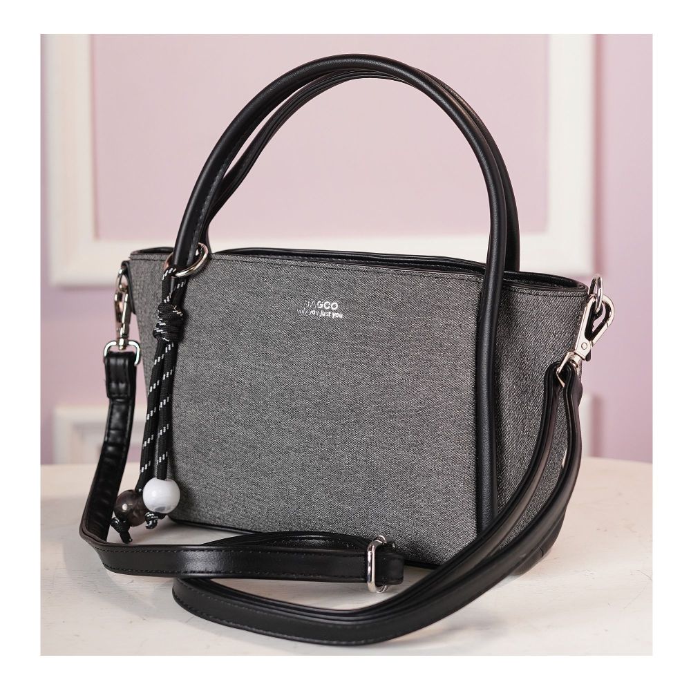 SJ Women's Hand Bag, Black, JF012412092 - Main Image