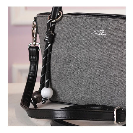 SJ Women's Hand Bag, Black, JF012412092 - Image 3