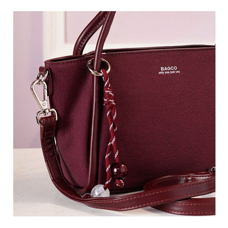 SJ Women's Hand Bag, Red, JF012412092 - Image 3