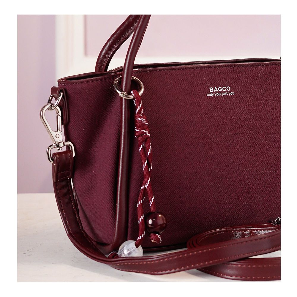 SJ Women's Hand Bag, Red, JF012412092 - Image 3
