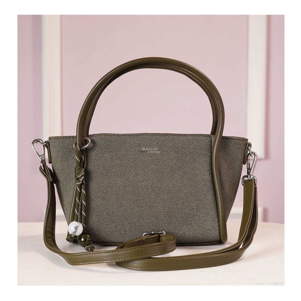 SJ Women's Hand Bag, Army Green, JF012412092 - Main Image