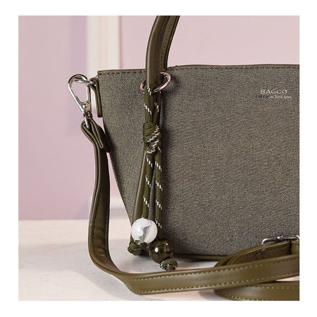 SJ Women's Hand Bag, Army Green, JF012412092 - Image 3
