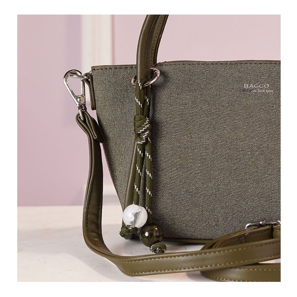 SJ Women's Hand Bag, Army Green, JF012412092 - Image 3