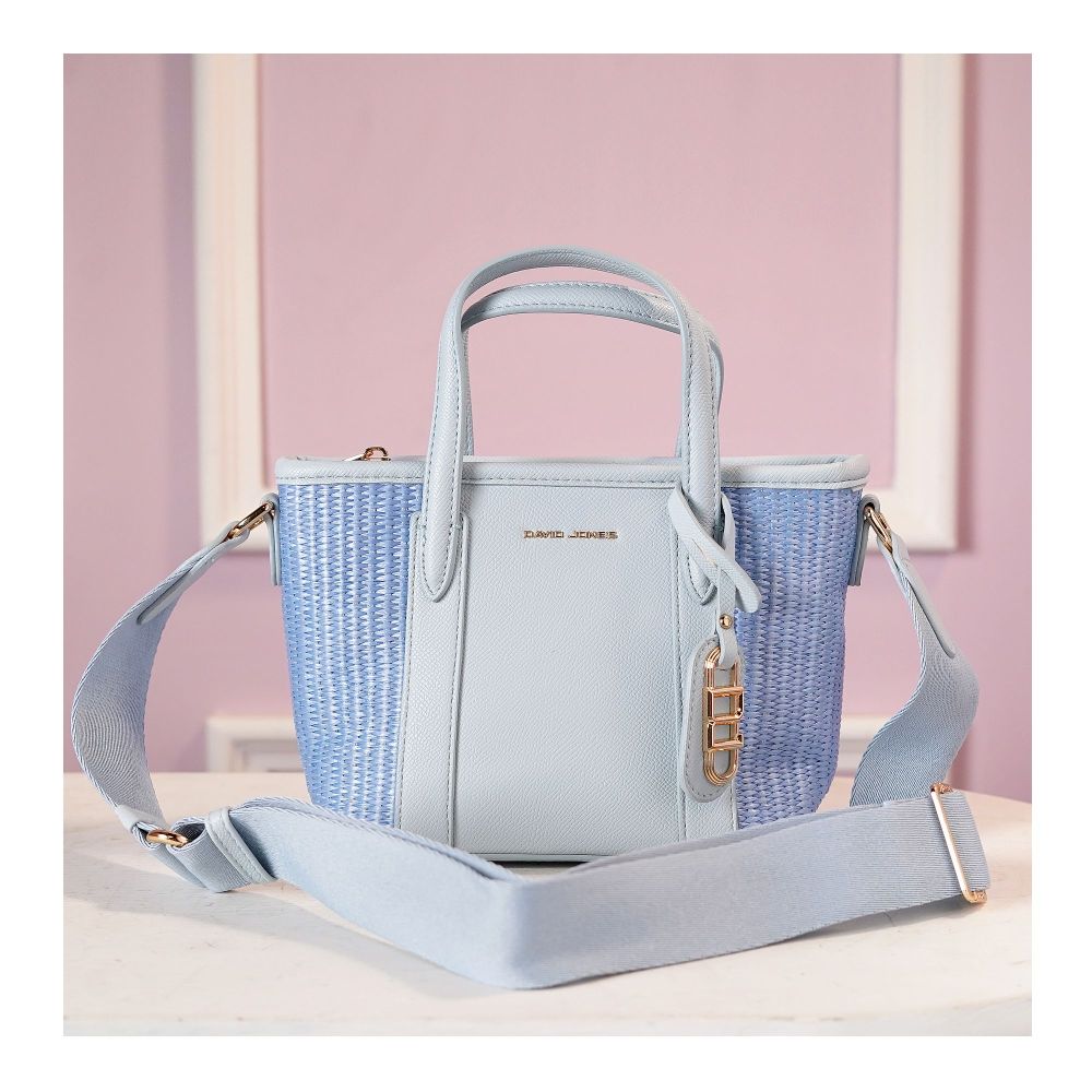 SJ Women's Hand Bag, Light Blue, CM7500 - Main Image