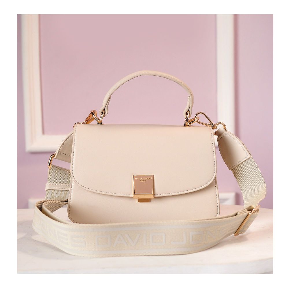 SJ Women's Hand Bag, Almond Milk, CM7288 - Main Image