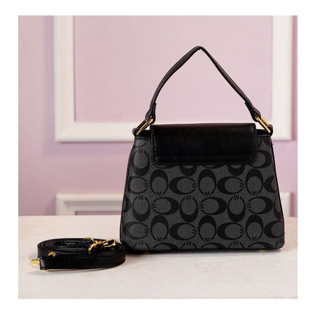 SJ Women's Hand Bag, Black, 2078B - Image 2